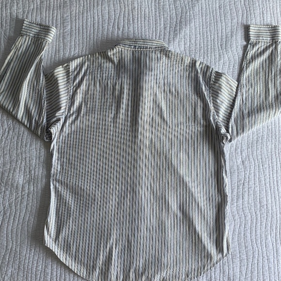 Robert Graham Mens Striped Embroidered Paisley Long Sleeve Shirt Size 2XL.#0041 - Picture 2 of 15